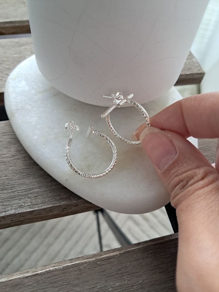 Créoles diamantées - photo numéro 2