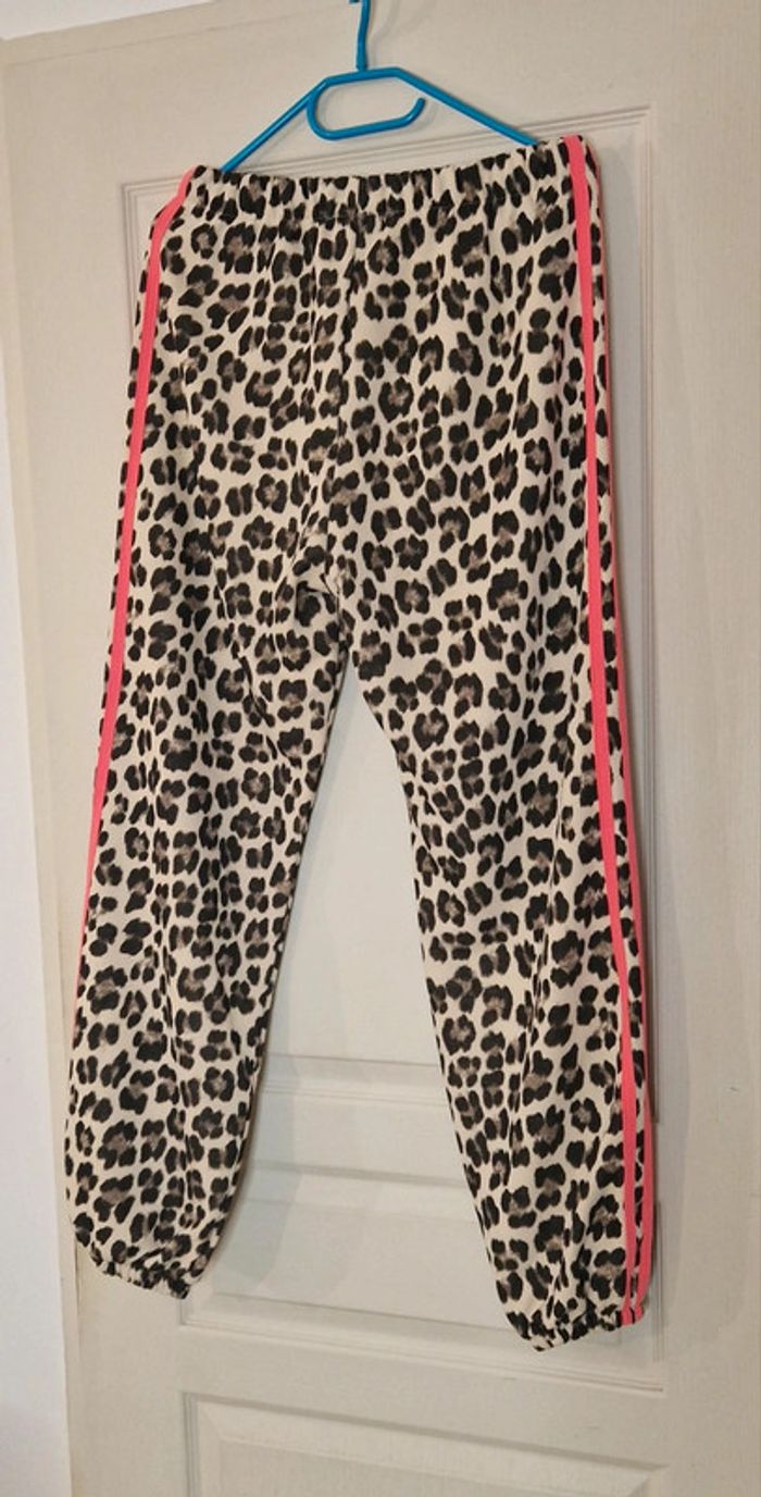 Pantalon jogg léopard Swen with love in italy neuf avec étiquette - photo numéro 4