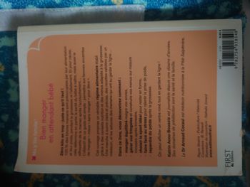 Livre bien manger en attendant bébé