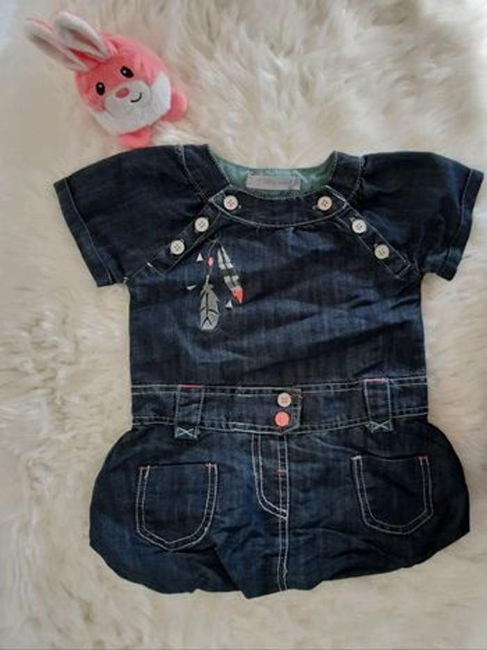 Robe en jeans 6 mois