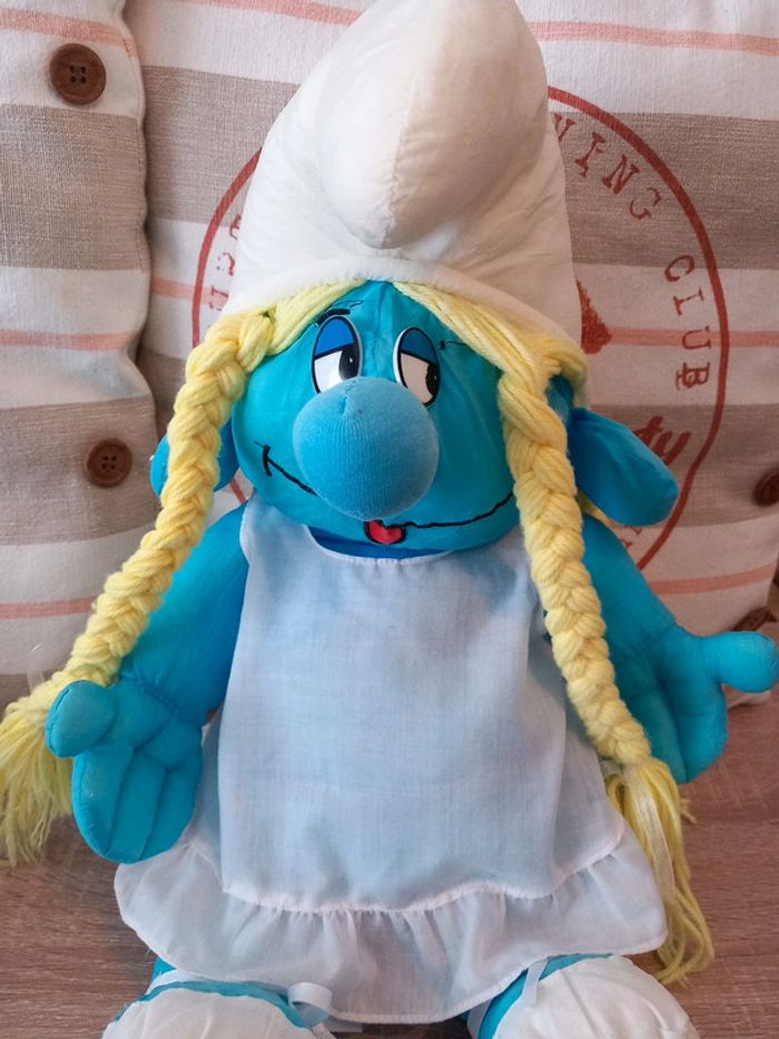 Peluche Schtroumpfette puffalump bikin 1983 - photo numéro 2