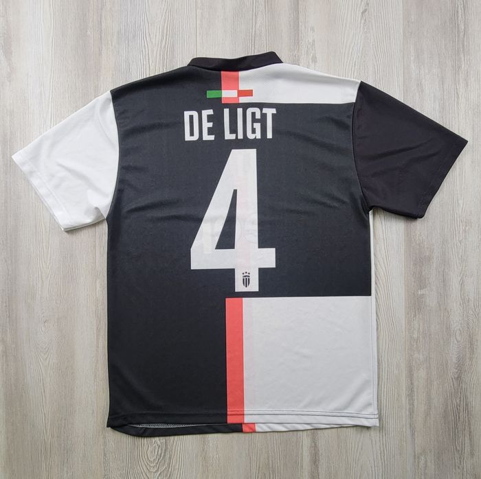 Maillot foot taille S – style Juventus – De Ligt n°4 - photo numéro 3