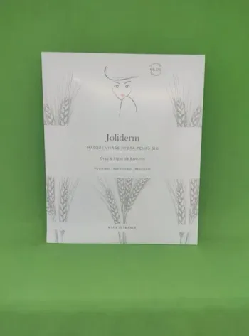 Joliderm masque visage en coton bio