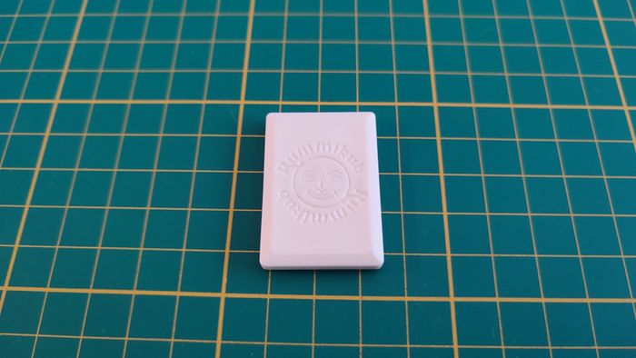 Tuile chiffre 1 un orange pièce détachée L'original Rummikub chiffres M&M Ventures 2014 #E31 - photo numéro 2