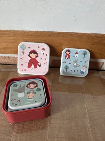 3 boîtes déjeuner neuves