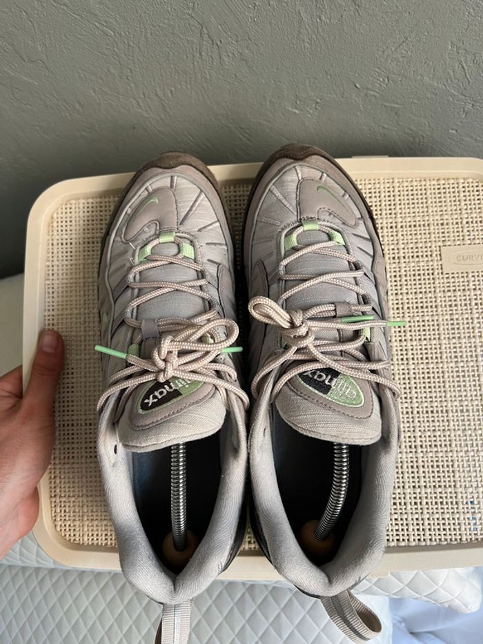 Nike Air Max 98 Vast Grey / Menthe - photo numéro 5