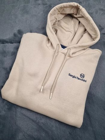 Pull capuche Sergio Tacchini beige, S Hommes