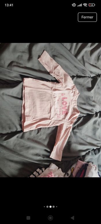 Lot de vêtement bébé fille taille 6 mois