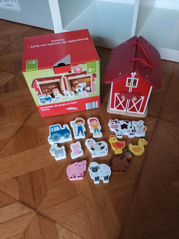 Jouet ferme en bois - photo numéro 16