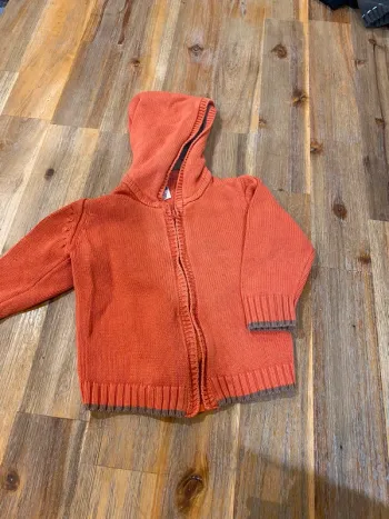 Veste zippé à capuche