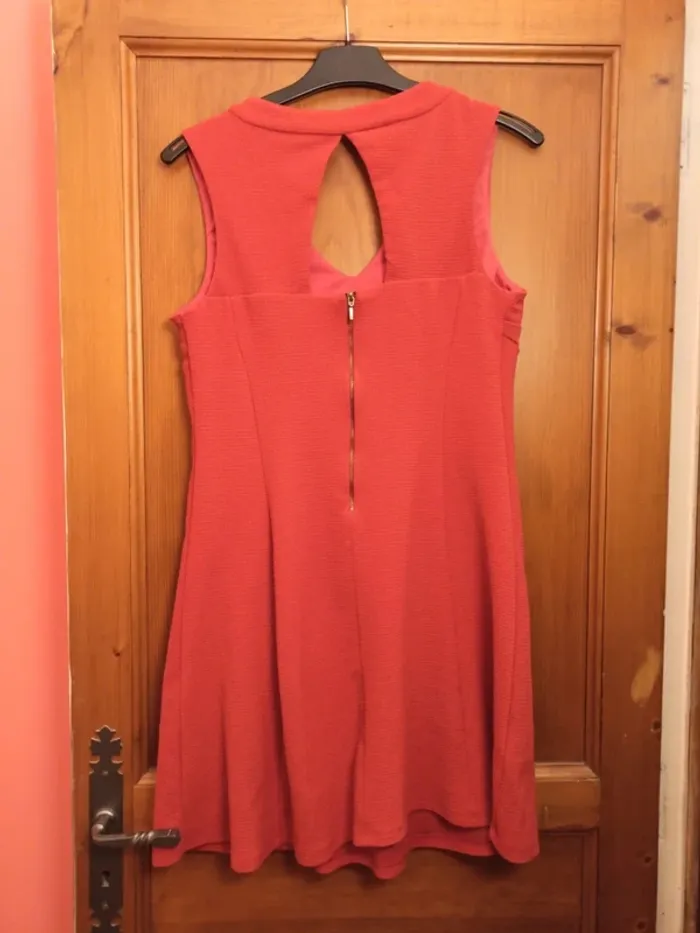 Robe d'hiver orange foncé - photo numéro 3