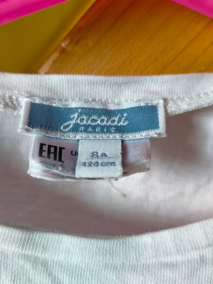 Ravissant tee-shirt Jacadi 6/7 ans - photo numéro 2