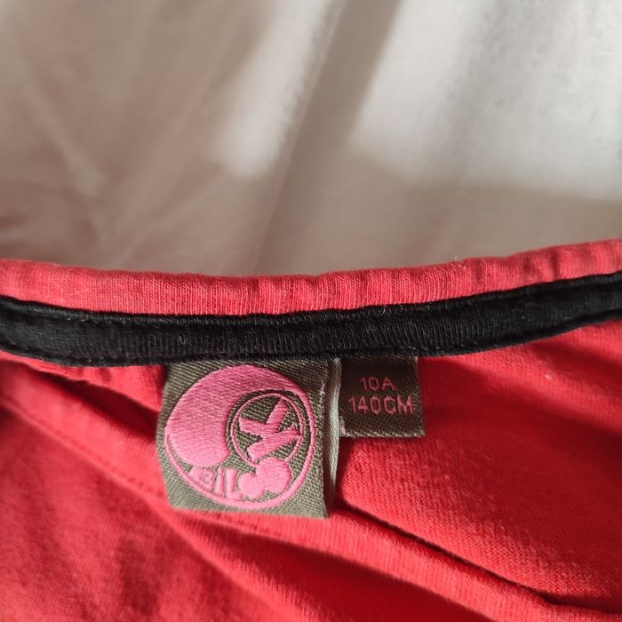 Tee-shirt rouge 10 ans Bilook Londres - photo numéro 2