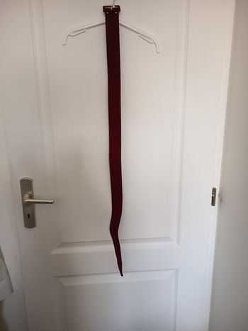 Ceinture bordeaux femme