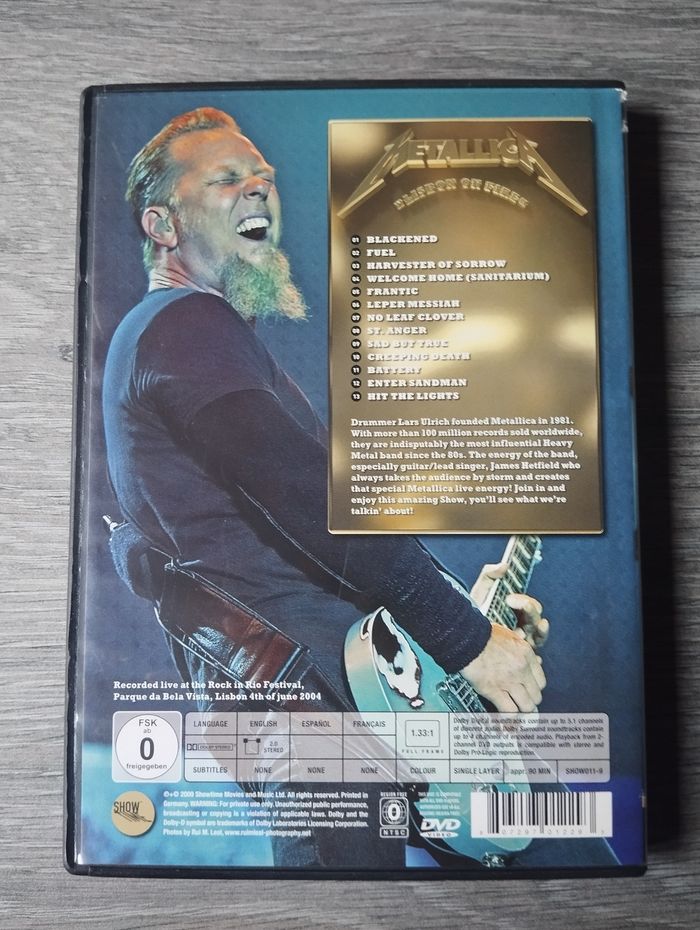 DVD Metallica : Rock In Rio (live Lisbon 2004) - photo numéro 5