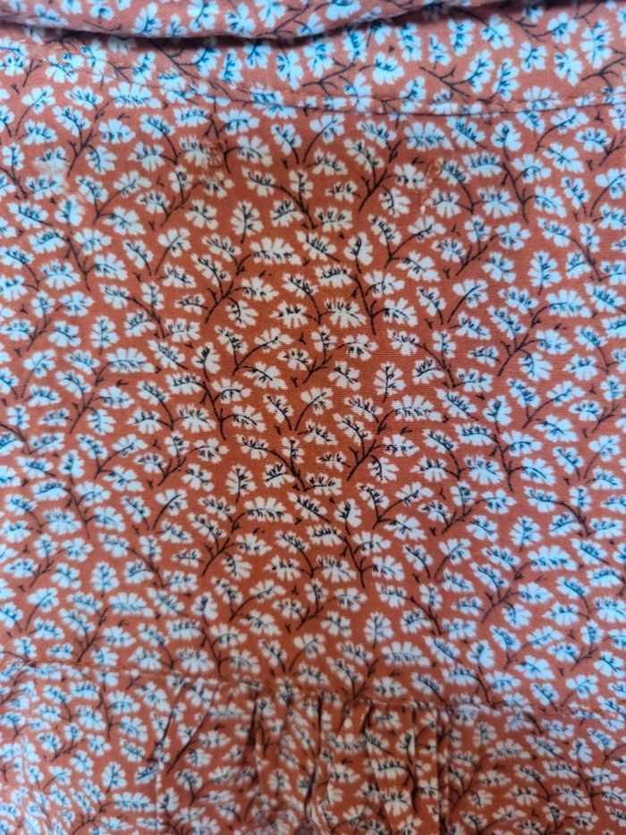 Chemisier marron à motif - photo numéro 8