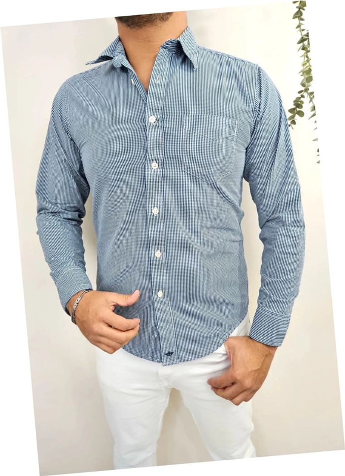 Chemise vichy bleue Dockers taille M