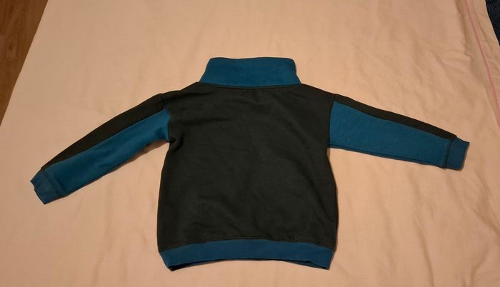 Sweat dinosaure bleu gris 5 ans DPAM - photo numéro 4