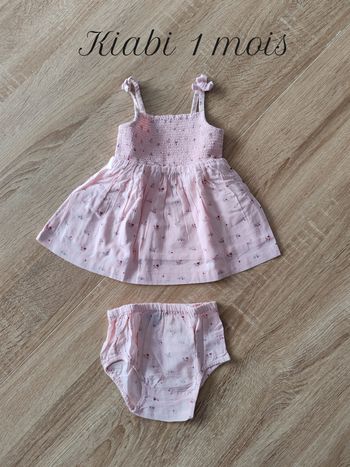 Robe + bloomer Kiabi 1 mois
