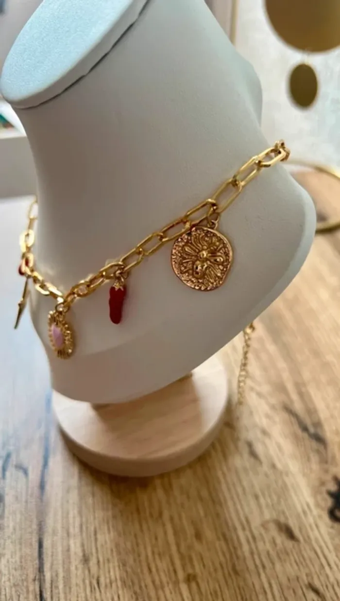 Collier à breloque œil - photo numéro 3