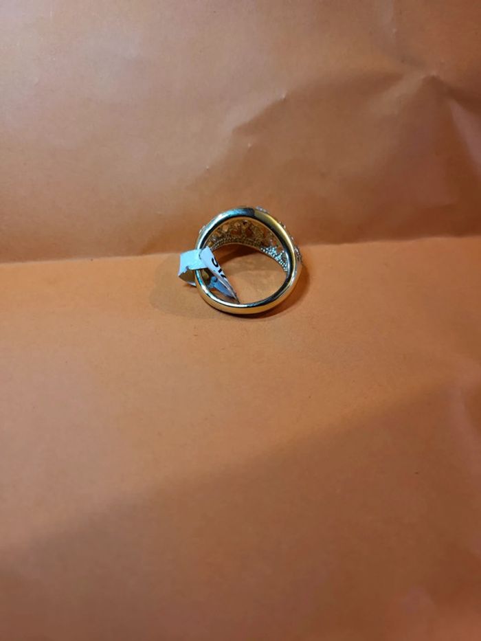 Bague Vague et Strass - Taille 56 - photo numéro 3