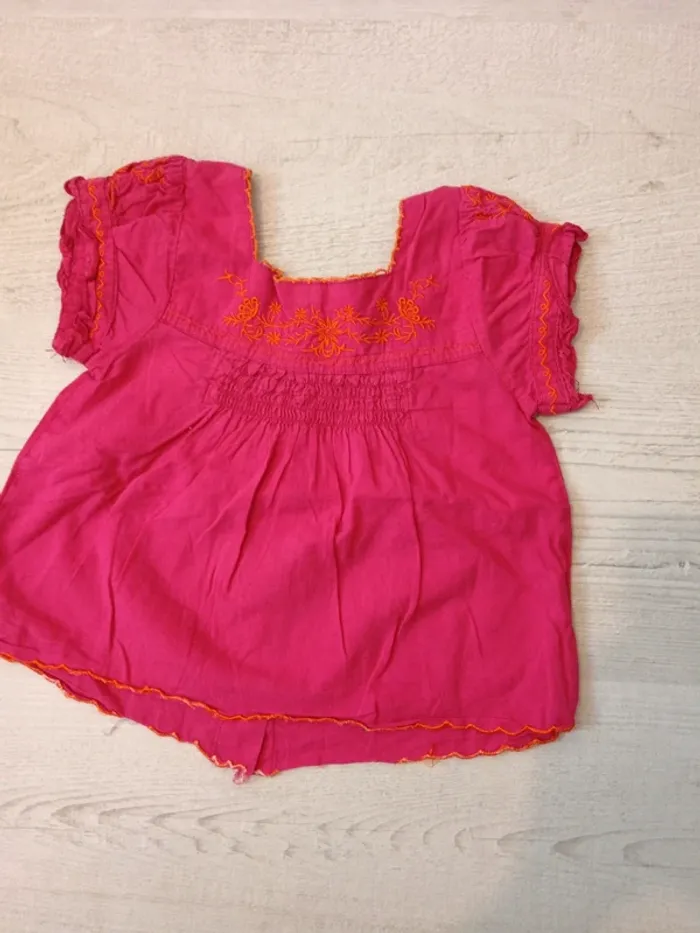 Lot 2Tunique rose 26 mois - photo numéro 2