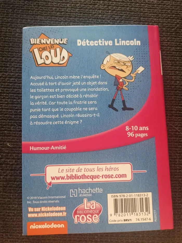 Livre Bienvenu chez les Loud tome 9 détective Lincoln - photo numéro 2