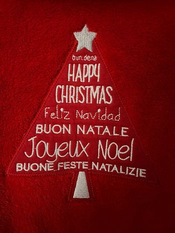 Robe de chambre thème Noël 8 ans