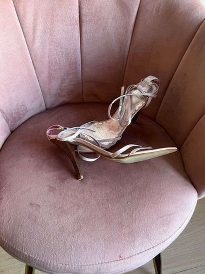 Sandales à talons fines lanières rose pâle – pointure 40 (EU) 💗 - photo numéro 5