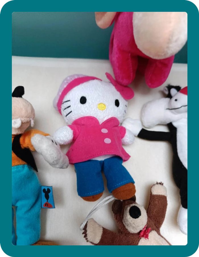 Lot 10 petites peluches - photo numéro 3