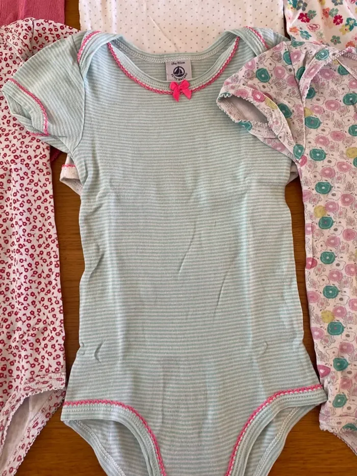 6 body manches courtes 18 mois petit bateau fille - photo numéro 3