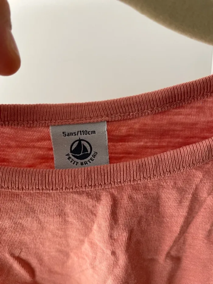 Tee shirt sans manche petit bateau 5 ans - photo numéro 3