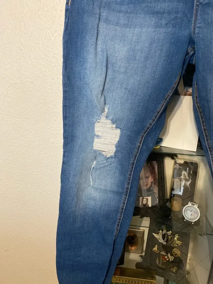 superbe jean taille élastique Primark taille M= 50 neuf - photo numéro 2