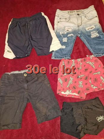 Lot shorts garcon 4 ans 