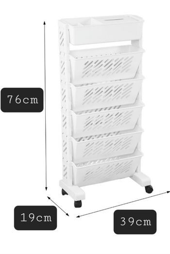 Chariot de rangement sur roulettes