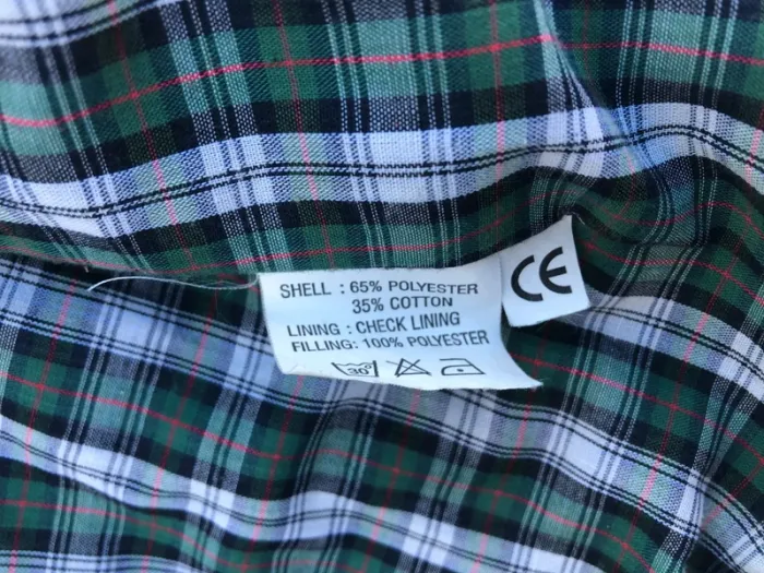 Trans Canada Explorer Vintage Vest Puffer Mens Medium Kaki and inside plaid - photo numéro 9
