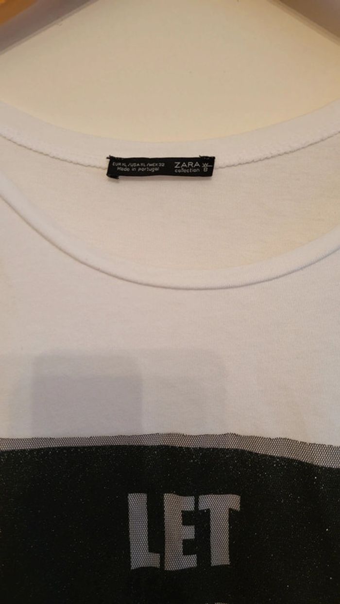 Tshirt blanc manches courtes - photo numéro 3