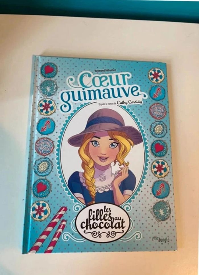 Bande dessinée cœur guimauve les filles aux chocolats
