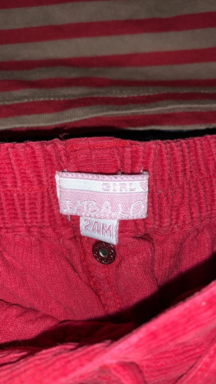 Ensemble t-shirt, jupe, leggings taille 2 ans - photo numéro 6