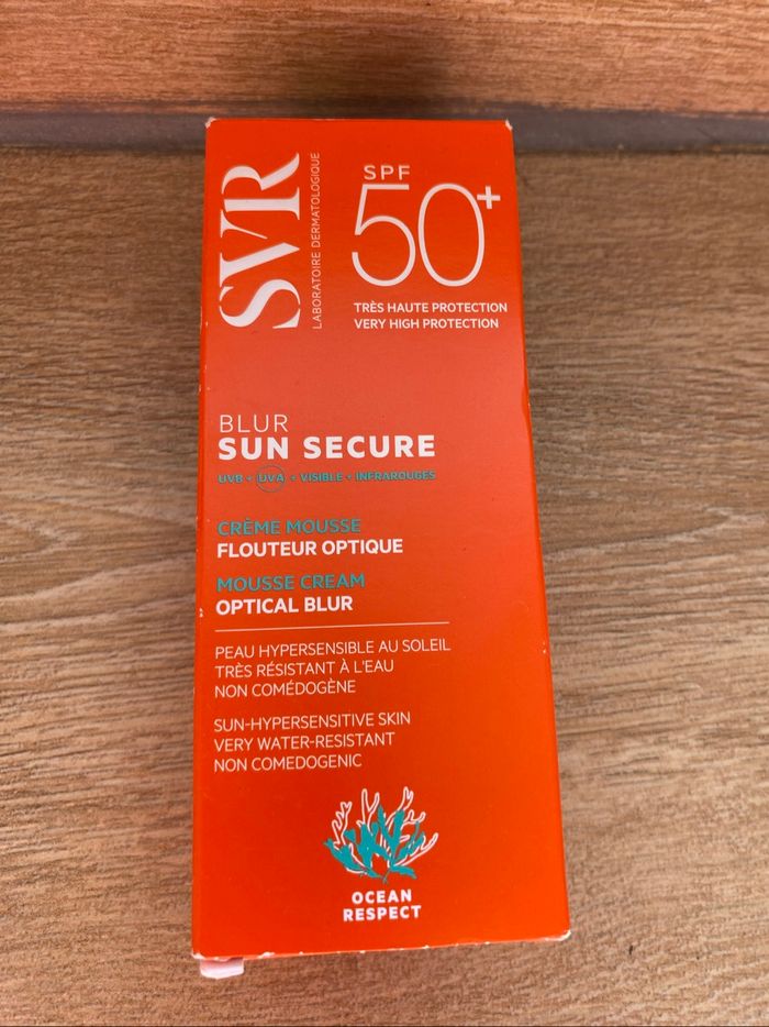 Crème mousse spf 50