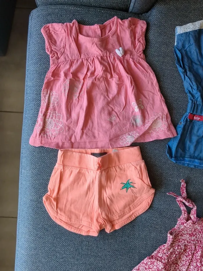 Lot de vêtements été pour bébé fille 6 mois - photo numéro 9