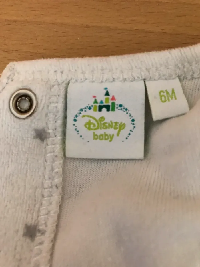 Pyjama velours Disney 6 mois - photo numéro 3