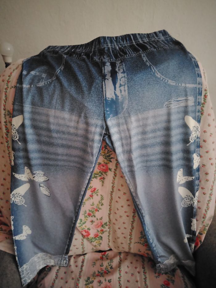 Pantacourt bleu jeans