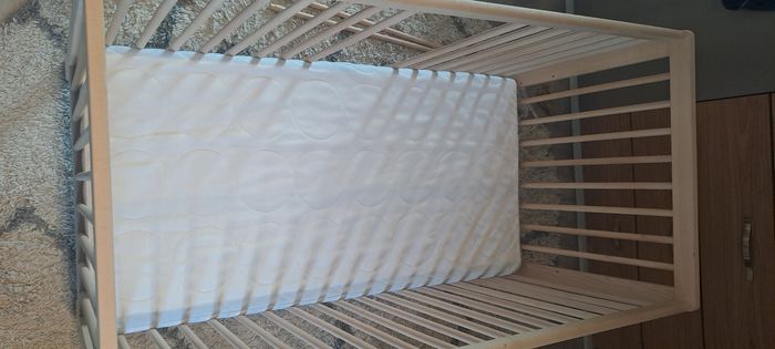 Lit à barreau 120x60xm avec matelas - photo numéro 3