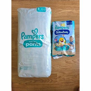 Lot couches Pampers, taille 3-4