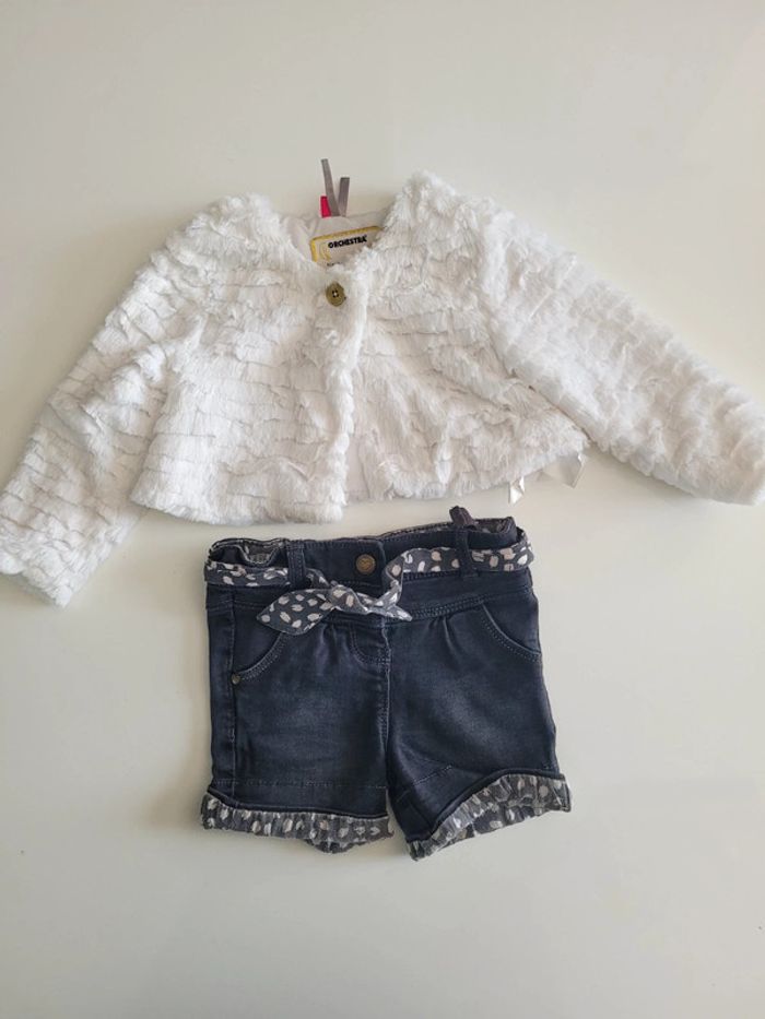 Ensemble short et gilet