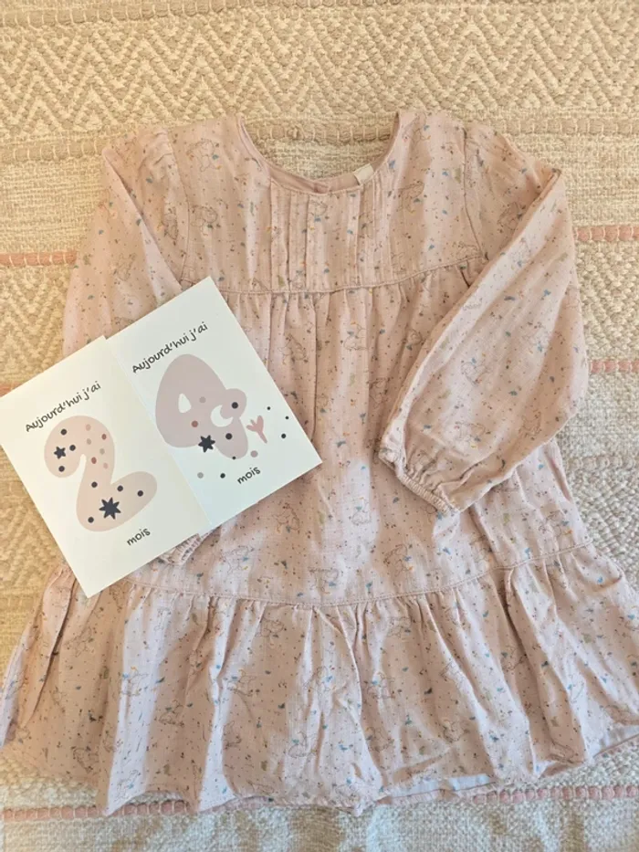 Robe automne biches rose 24 mois Orchestra - photo numéro 4