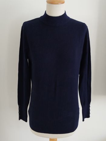 Pull en laine bleu marine H&L taille 40-42