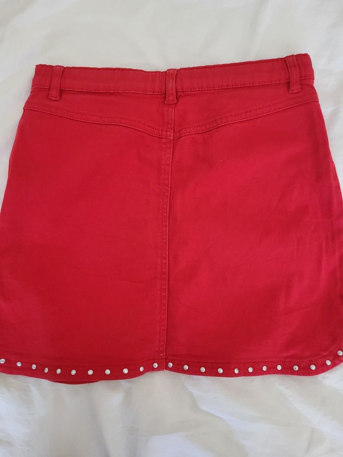 Jupe rouge taille 10 ans - photo numéro 2
