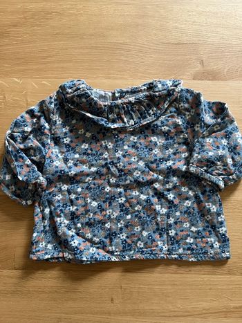 Blouse Petit Bateau fille 12 mois
